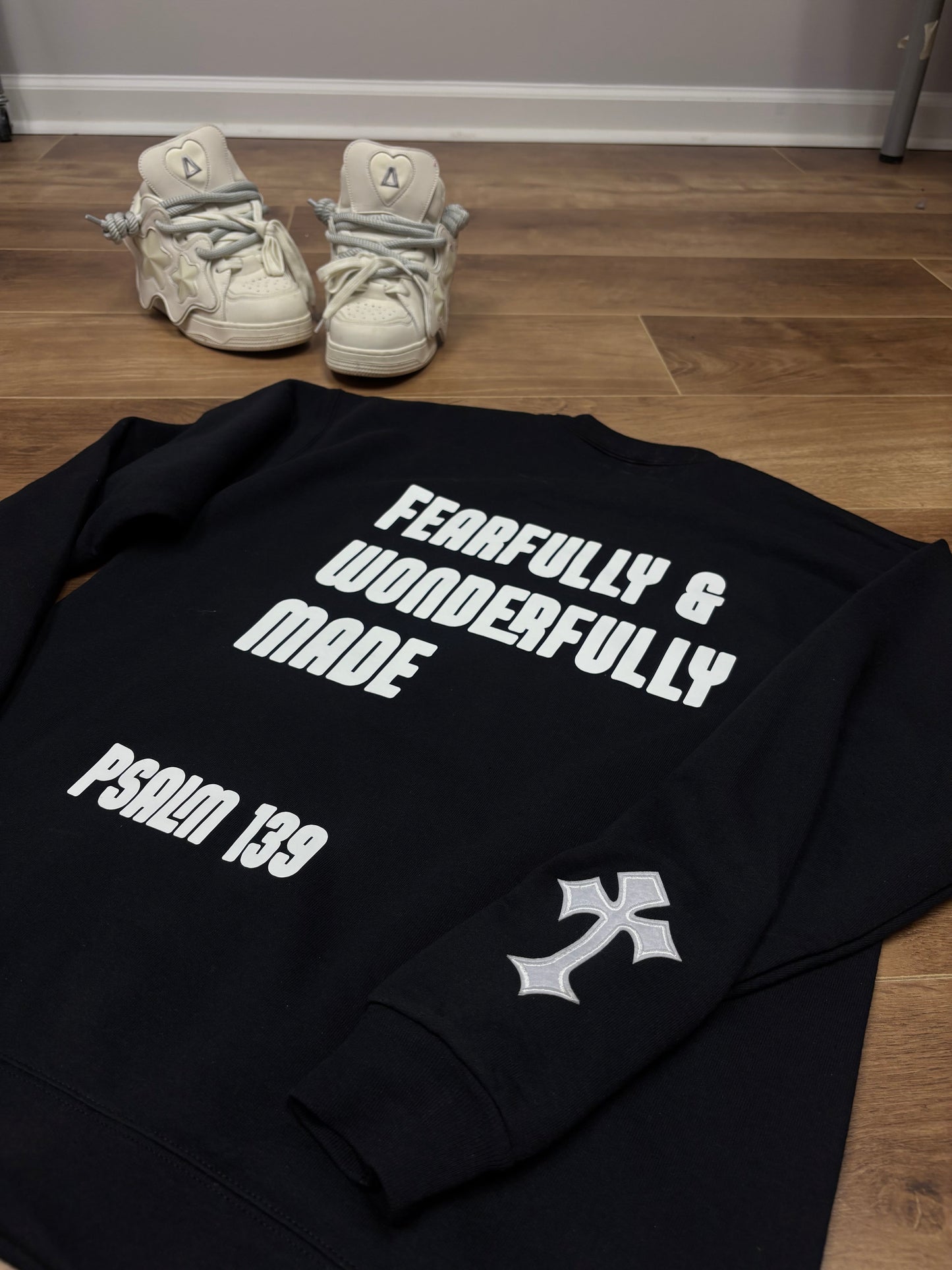 diamond 'Psalm 139' crewneck